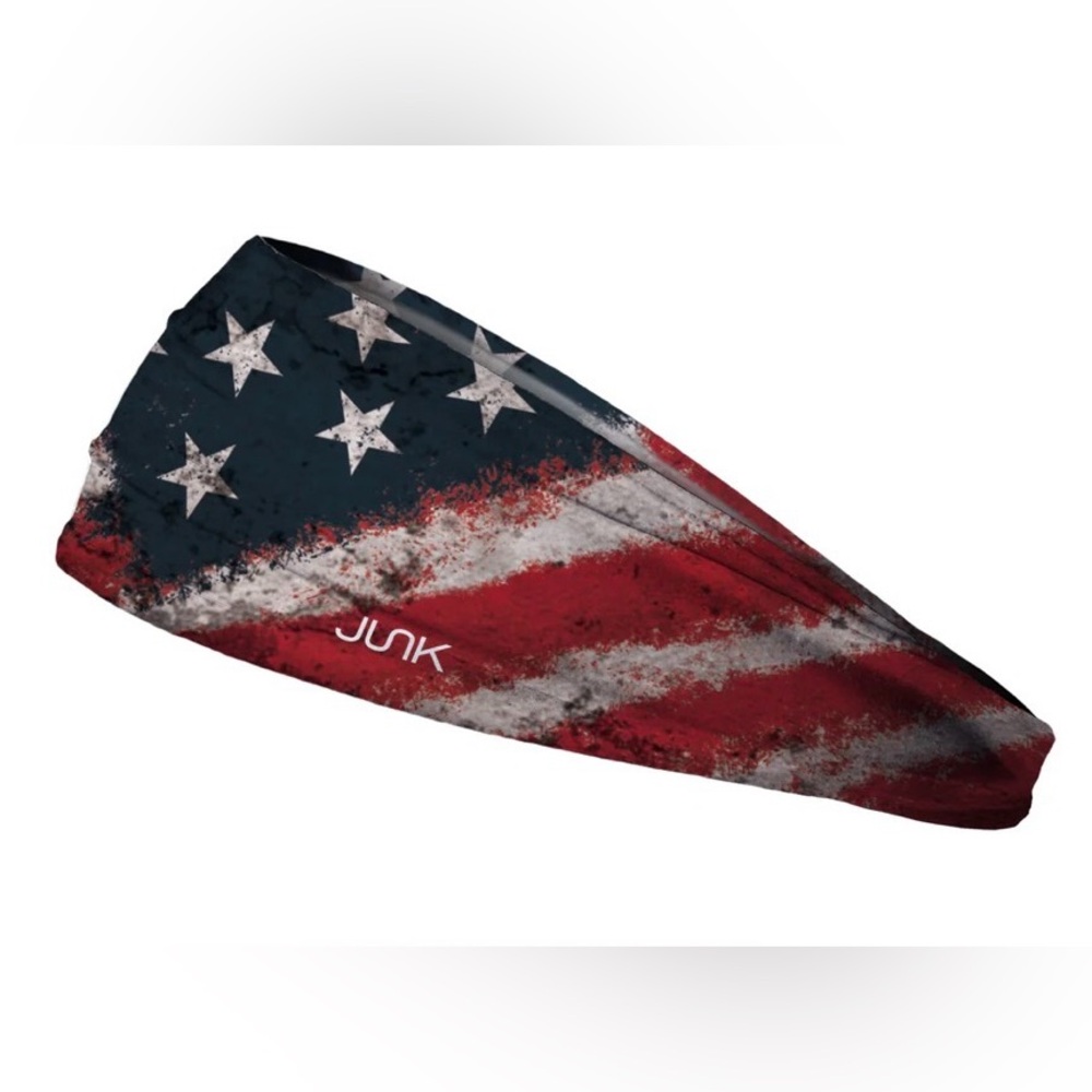 American Flag Print JUNK Performance Headband - Picture 2 of 4